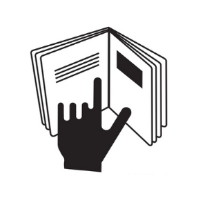 Hand-in-Book symbol